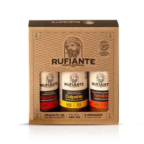 Cajita Rufiante x3 Salsas Picantes