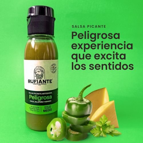 SALSA PICANTE PELIGROSA  133G – NIVEL MEDIO