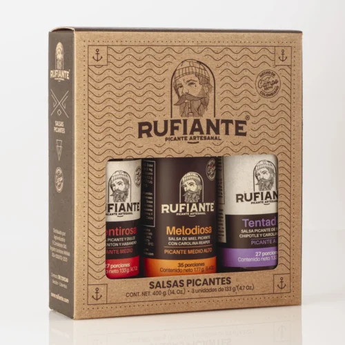 Caja Rufiante x3 Salsas Picantes Mix 3